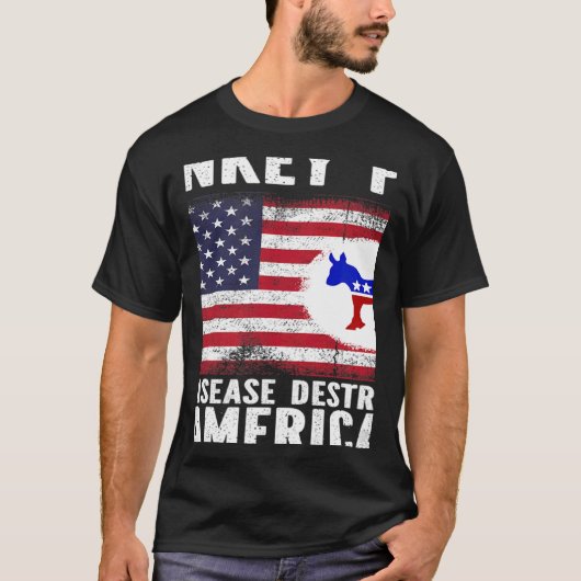 ロバ痘の表裏の症状 Tシャツ (正面)
