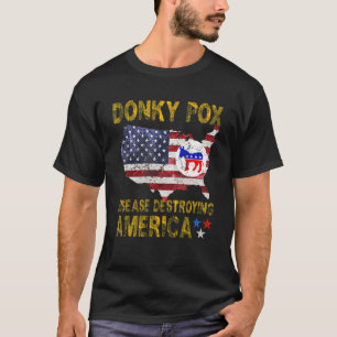 ロバ痘アメリカを破壊する病気2 Tシャツ