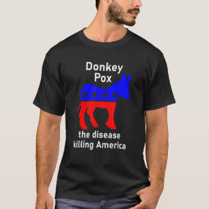 ロバ痘ロバ政治風刺 Tシャツ