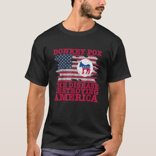 ロバ痘ワンキーロバ痘 Tシャツ (正面)