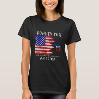 ロバ痘The Disevering America Front Pr Tシャツ