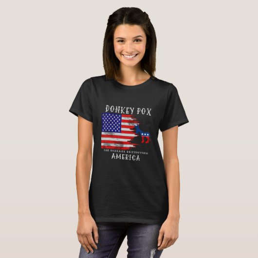 ロバ痘The Disevering America Front Pr Tシャツ (正面フル)