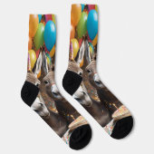 ロバ祝ー三つ子の誕生日 ソックス (右)