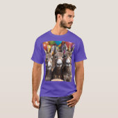 ロバ祝ー三つ子の誕生日 Tシャツ (正面フル)