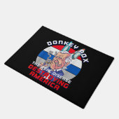 ロバ素晴らしポックスMAGA王トランプUltrA MAGA US Ind ドアマット (アングル)