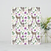 ロバ結婚ーのスクラップブック紙イン・ホワイト (スタンド正面)