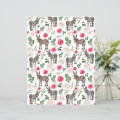 ロバ結婚ーのスクラップブック紙イン・ホワイト (スタンド正面)