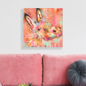 ロバ絵画ー キャンバスプリント (インサイチュ (リビング))