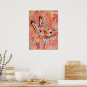 ロバ絵画ー ポスター (キッチン)