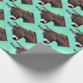 ロバ絵画ー ラッピングペーパー (角)