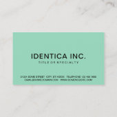 ロバ絵画ー 名刺 (裏面)