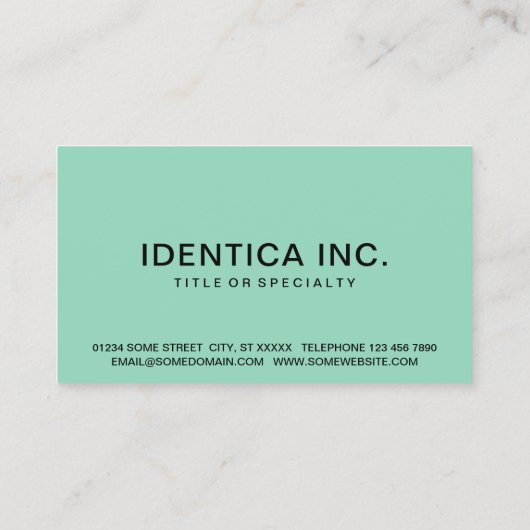 ロバ絵画ー 名刺 (裏面)