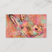 ロバ絵画ー 名刺 (正面)