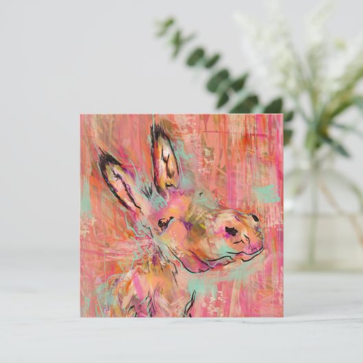 ロバ絵画ー 招待状 (スタンド正面)