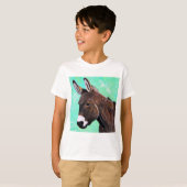 ロバ絵画ー Tシャツ (正面フル)