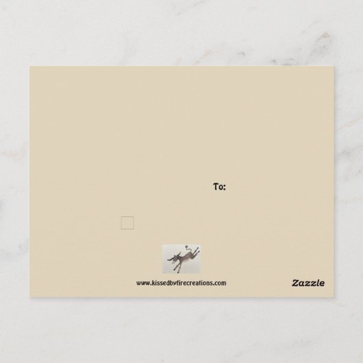 ロバ葉書 ポストカード (裏面)