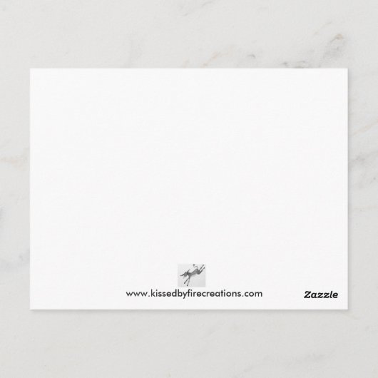 ロバ葉書 ポストカード (裏面)