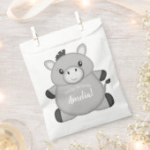 ロバ誕生日パーティー フェイバーバッグ (クリップ留めされた状態)