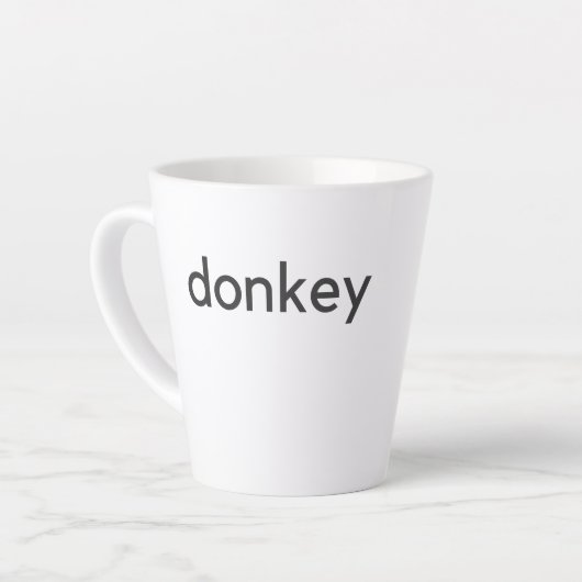 ロバ カフェラテマグ (左アングル)