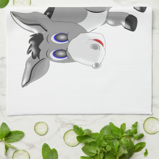 ロバ キッチンタオル (折り畳み)