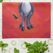 ロバ・クリスマス キッチンタオル (折り畳み)