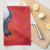 ロバ・クリスマス キッチンタオル (四つ折り)