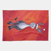 ロバ・クリスマス キッチンタオル (横)