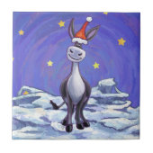 ロバ・クリスマス タイル (正面)