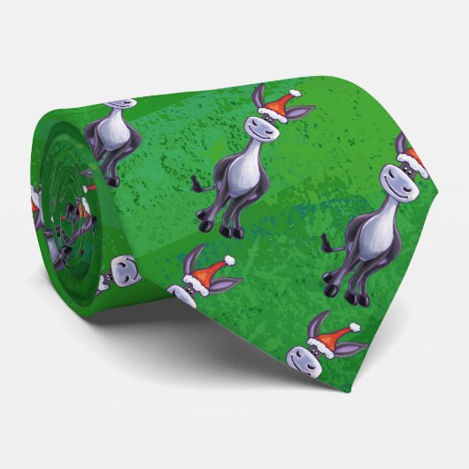 ロバ・クリスマス ネクタイ (ロール)