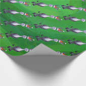 ロバ・クリスマス ラッピングペーパー (角)