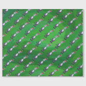 ロバ・クリスマス ラッピングペーパー (フラット)