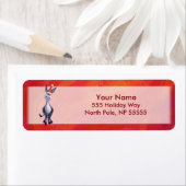 ロバ・クリスマス ラベル (インサイチュ)