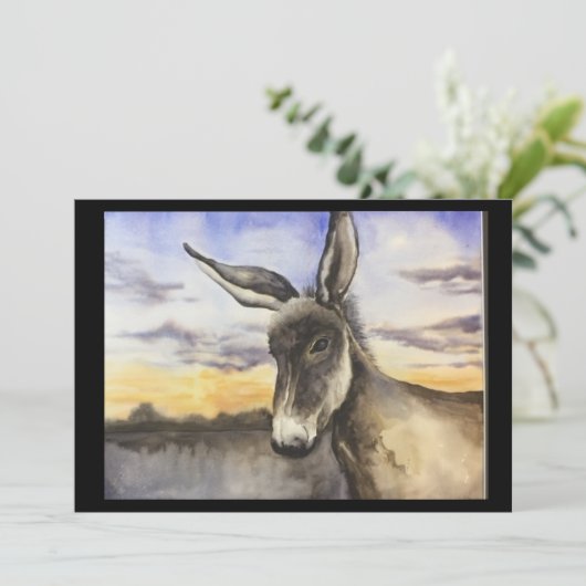 ロバ サンキューカード (スタンド正面)