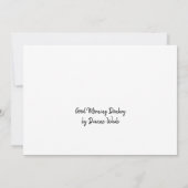 ロバ サンキューカード (裏面)