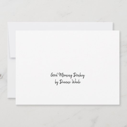 ロバ サンキューカード (裏面)