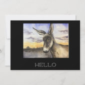 ロバ サンキューカード (正面)