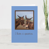 ロバ・ダブル カード (正面)