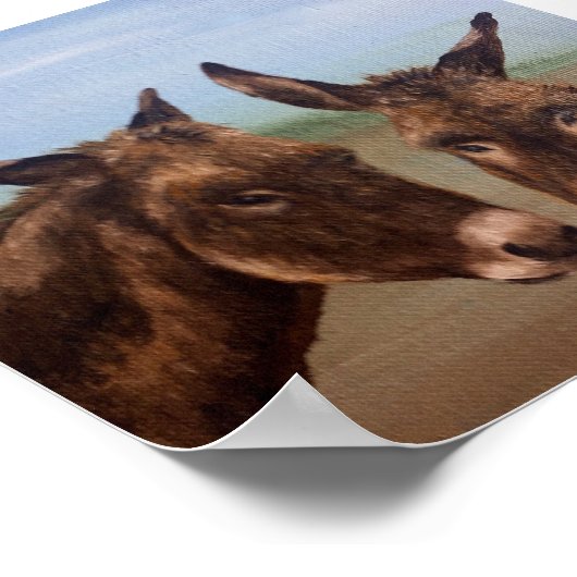 ロバ・ダブル ポスター (角)