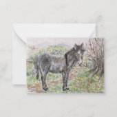 ロバ ノートカード (正面)