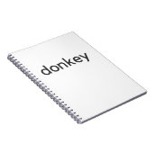 ロバ ノートブック (右側)