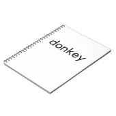 ロバ ノートブック (左側)