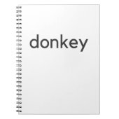 ロバ ノートブック (正面)