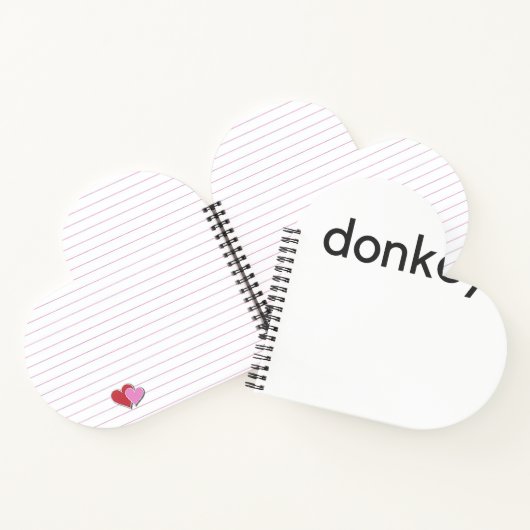 ロバ ノートブック (内部)