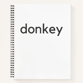 ロバ ノートブック