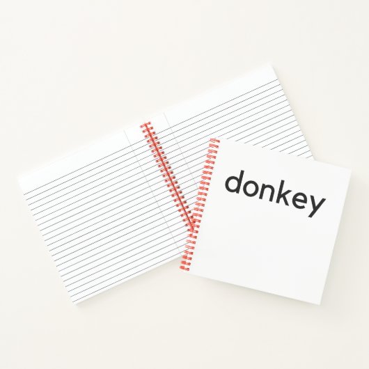 ロバ ノートブック (内部)