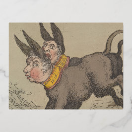 ロバ – フォイルホリデーポストカード 箔シーズンポストカード