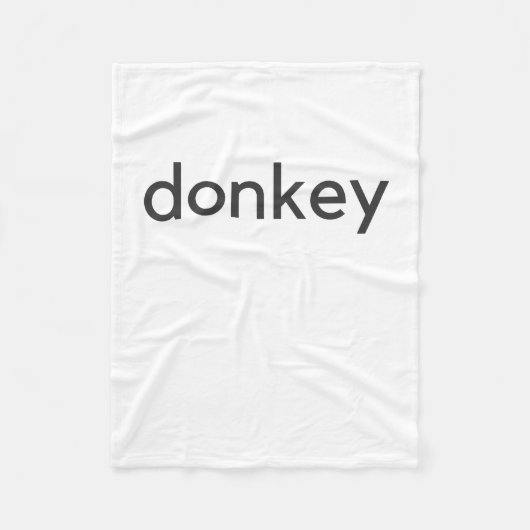 ロバ フリースブランケット (正面)