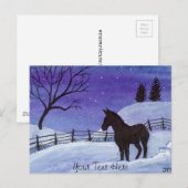 ロバ ポストカード (正面/裏面)