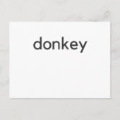 ロバ ポストカード (正面)