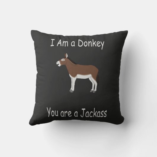 ロバ・ユーモア クッション (裏面)